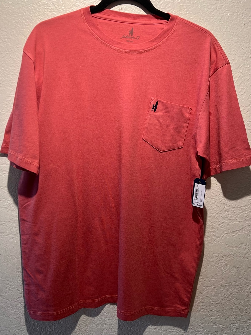 Johnnie-O Men's Coral Pocket T-Shirt